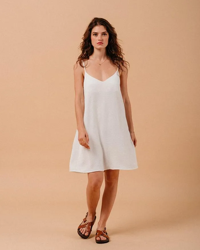 DRESS ECRU MINA Shop Grace and Mila Short Dresses