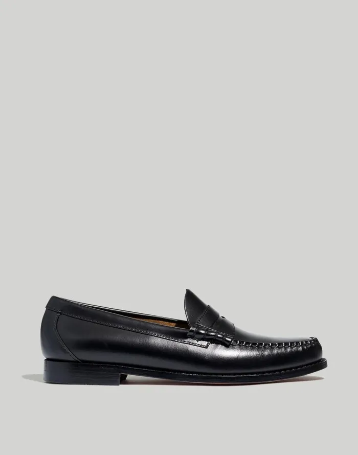 Dress Shoes and Loafers Men Madewell GHBASS Weejuns Penny Loafers Black