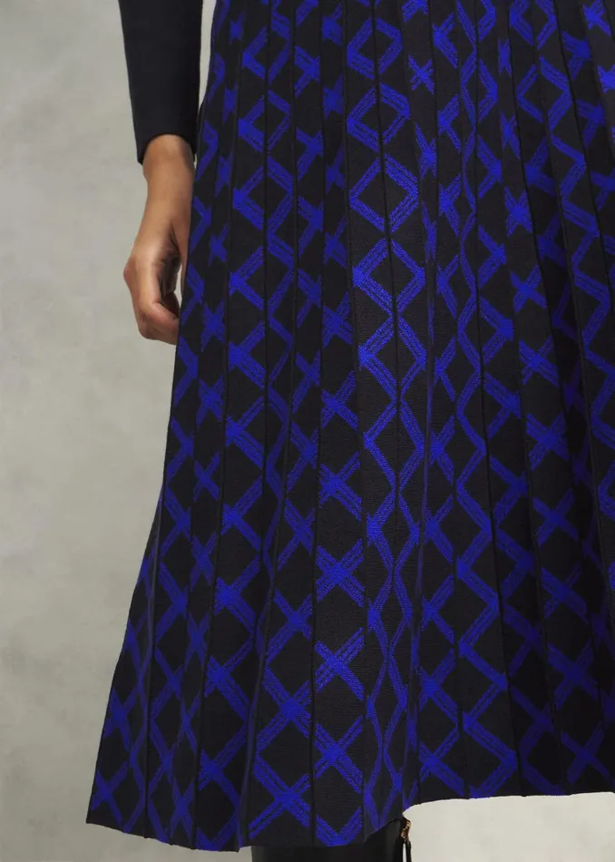 Dresses and Jumpsuits Women HOBBS Larna Knitted Dress Black Blue