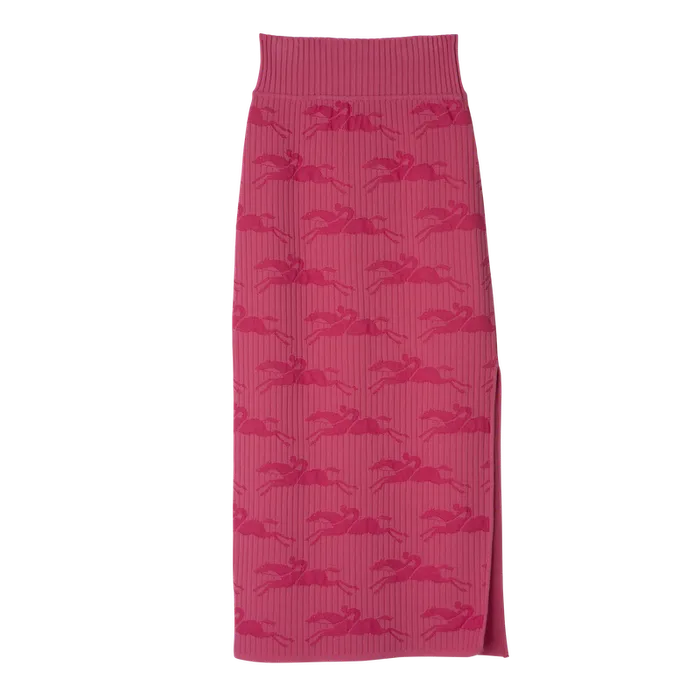 Dresses and SkirtsKnitwear Midi skirt Pink 8211 Longchamp Women