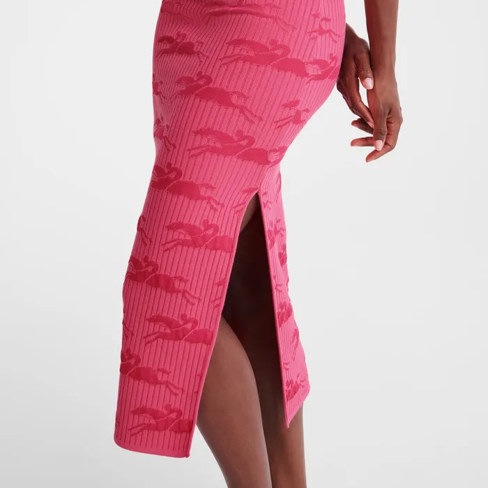 Dresses and SkirtsKnitwear Midi skirt Pink 8211 Longchamp Women Dresses and SkirtsKnitwear Midi skirt Pink 8211 Longchamp Women