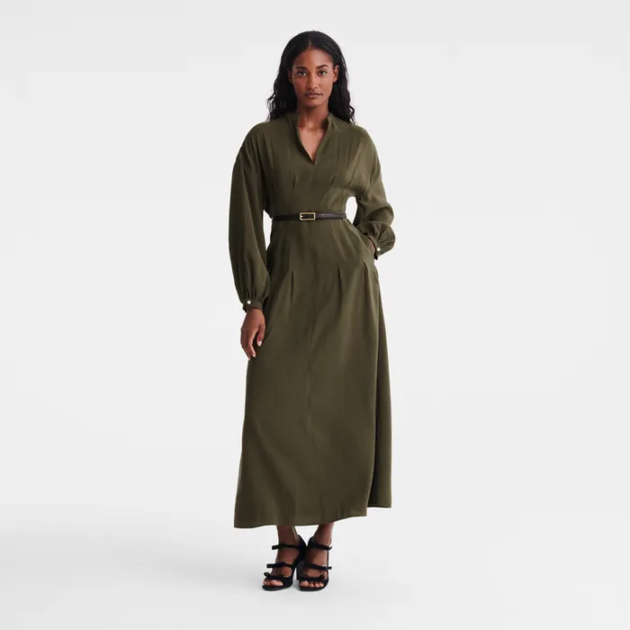 Dresses and Skirts Longchamp Women Long dress Khaki
