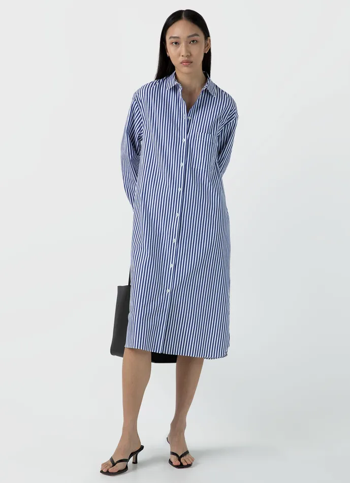 Dresses and Skirts ussunspel Women Cotton Poplin Shirt Dress Dresses and Skirts ussunspel Women Cotton Poplin Shirt Dress