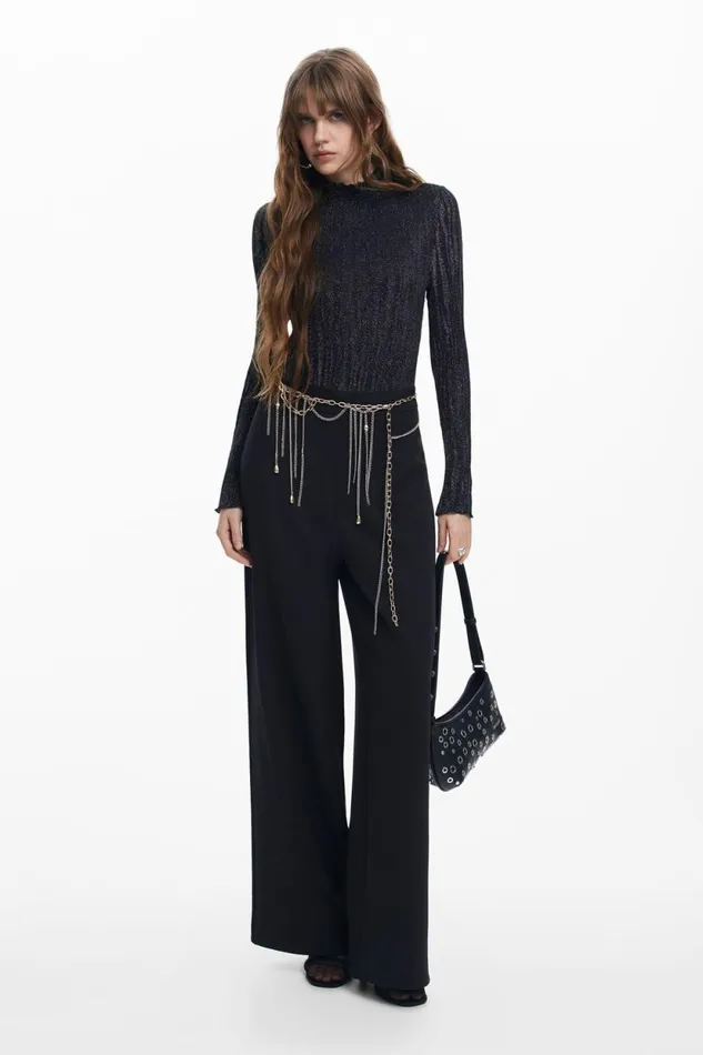 Dresses And Jumpsuits Women Desigual Hybrid Combined Jumpsuit Black