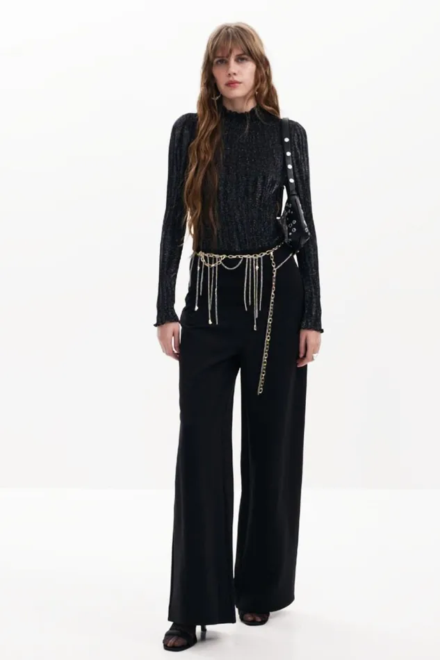 Dresses And Jumpsuits Women Desigual Hybrid Combined Jumpsuit Black
