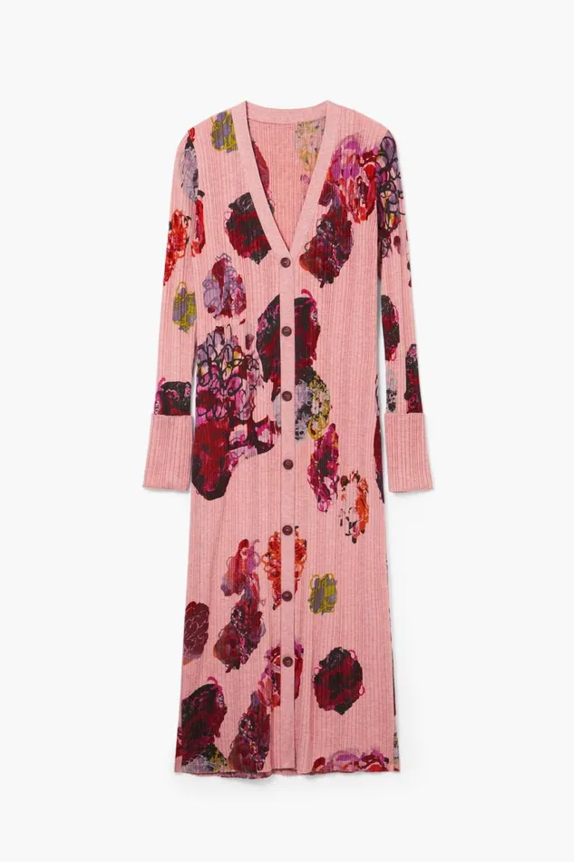 Dresses And Jumpsuits Women Desigual Midi Knit Dress M Christian Lacroix Red