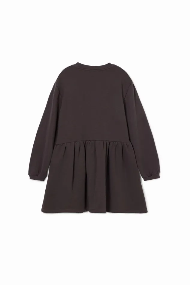 Dresses Kids Desigual Star Dress Sweatshirt Black