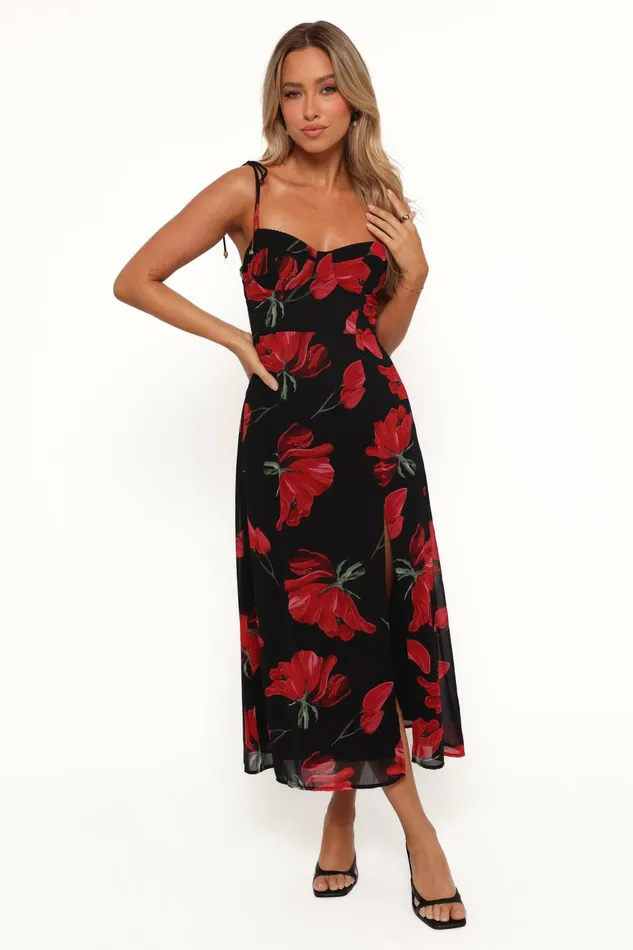 Dresses Meg Dress Black Floral 8211 Petal and Pup Women