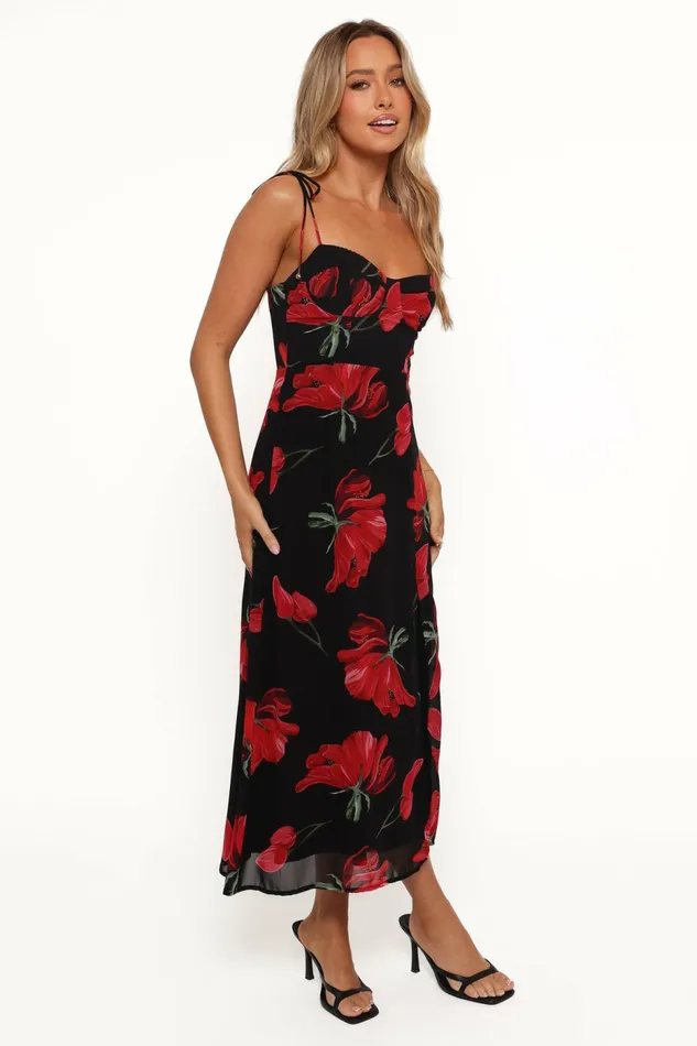 Dresses Meg Dress Black Floral 8211 Petal and Pup Women