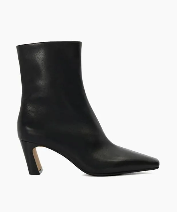 Dune London Ankle Boots Women Chisel Toe Heel Ankle Boots Black