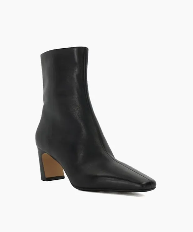 Dune London Ankle Boots Women Chisel Toe Heel Ankle Boots Black