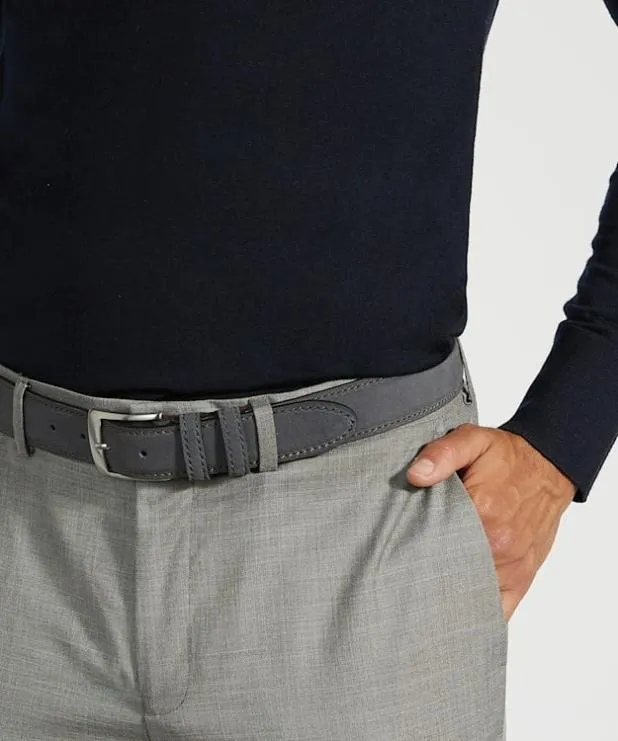 Dune London Belts Men Grey Suede Belt Grey