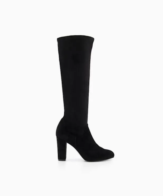 Dune London Black Boots Women Knee High Boots Black