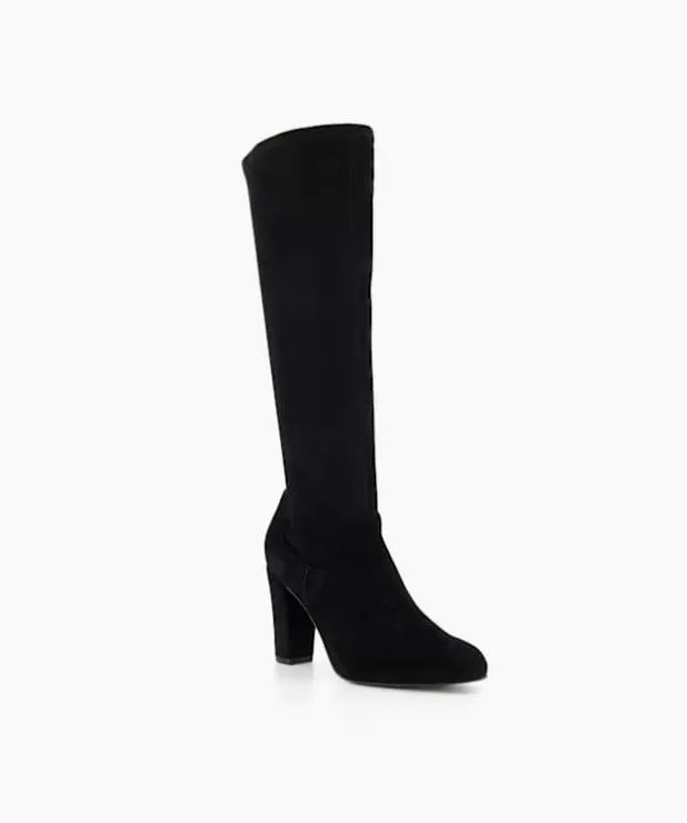 Dune London Black Boots Women Knee High Boots Black