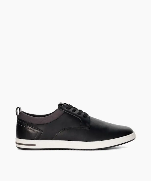 Dune London Black Shoes Men Laceup Trainers Black