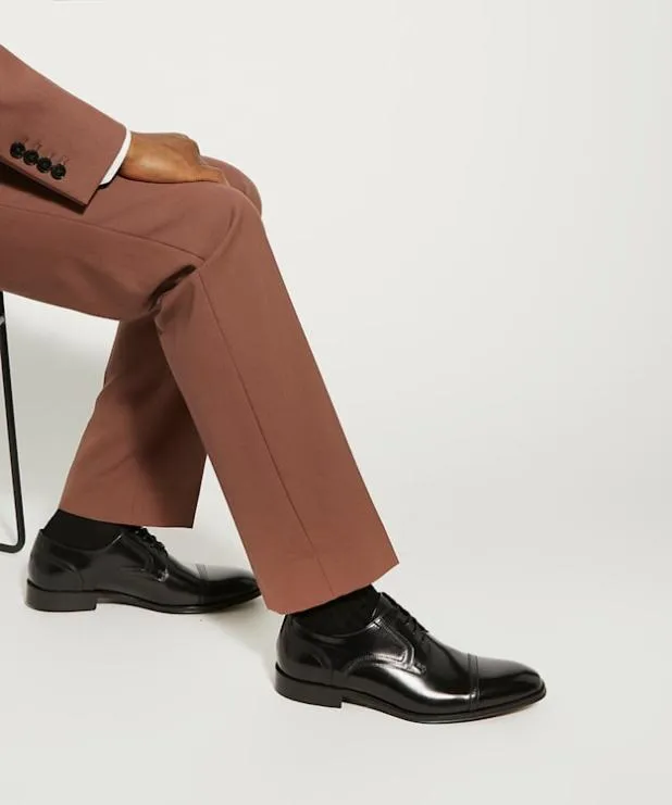 Dune London Black Shoes Men Leather Derby Shoes Black