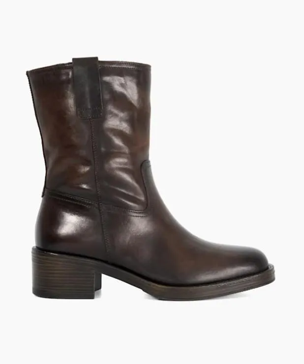 Dune London Brown Boots Women Borg Lined Chunky Boots Brown