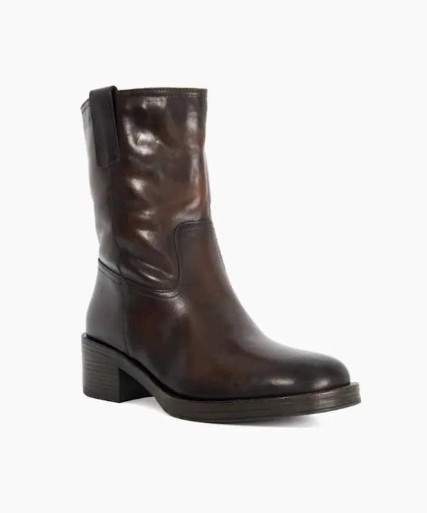 Dune London Brown Boots Women Borg Lined Chunky Boots Brown