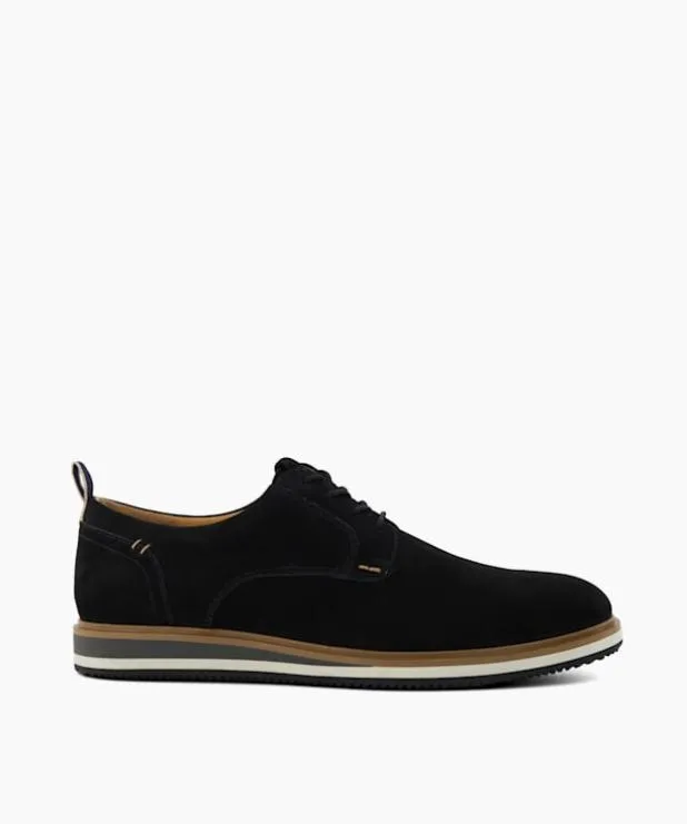 Dune London Casual Shoes Men Nubuck Hybrid Brogues Black