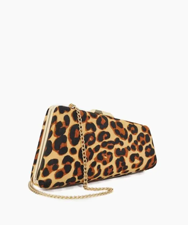 Dune London Clutch Bags Women Leopard Print Clutch Bag Animal