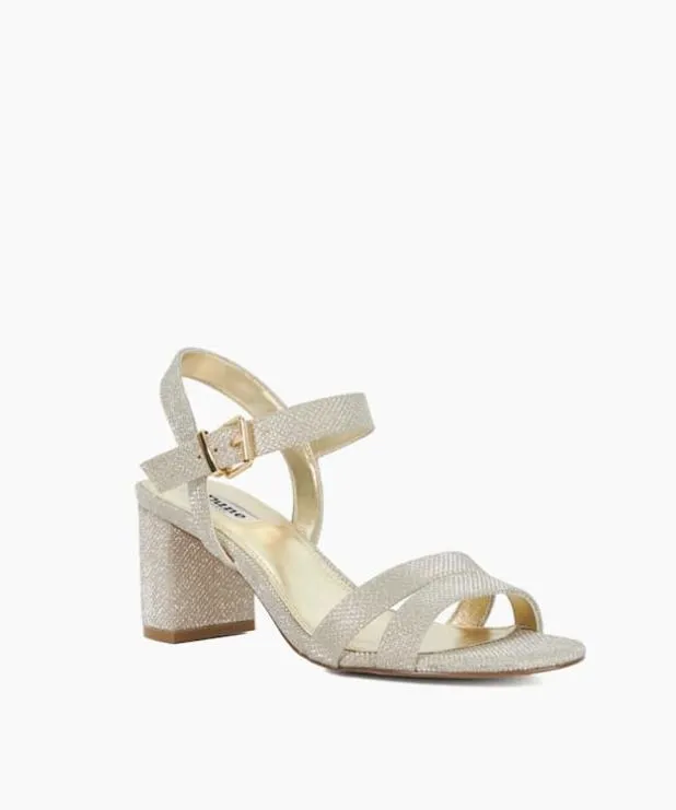 Dune London Heeled Sandals Women BlockHeeled Sandals Metallic