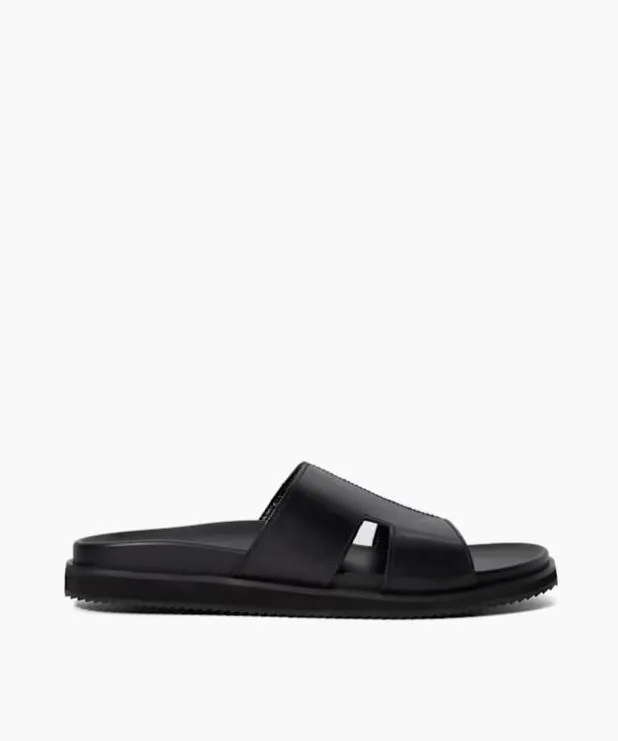 Dune London Leather Sandals Men Leather Sandals Black