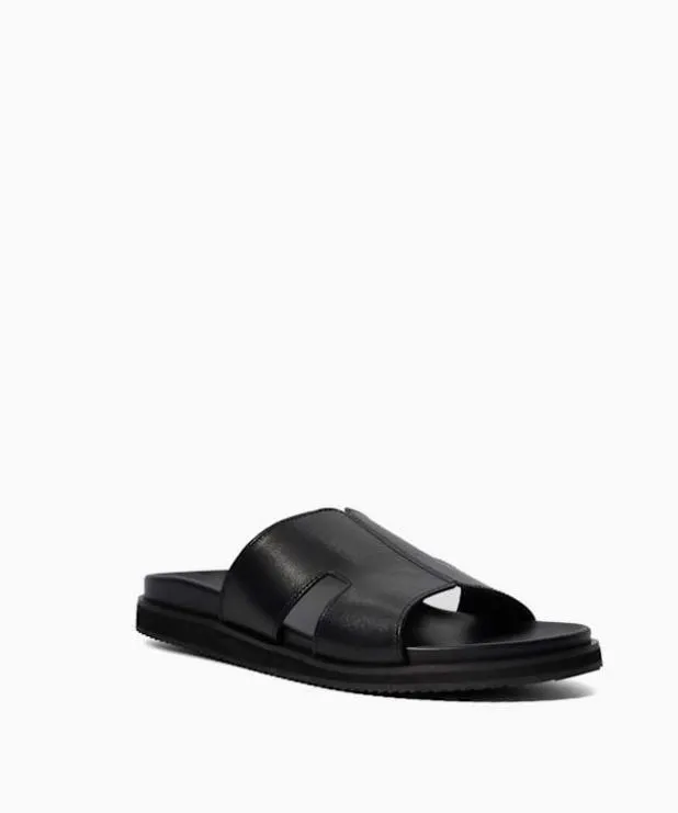 Dune London Leather Sandals Men Leather Sandals Black