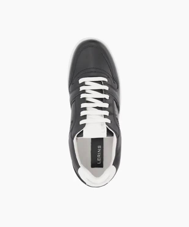Dune London Trainers Women GrapeLeather LaceUp Trainers Black