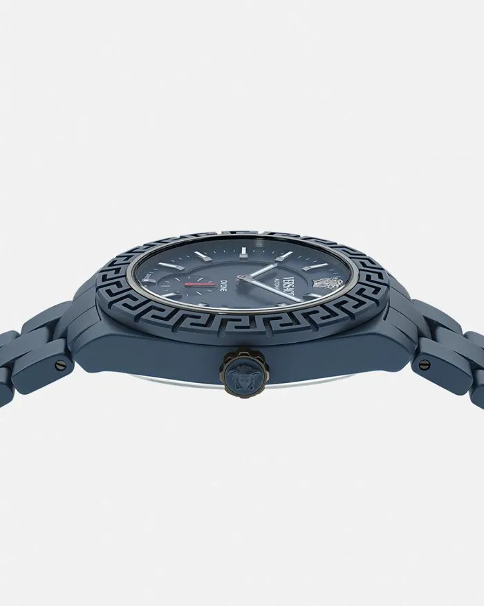 DV One Automatic Watch Blue Men Versace Watches