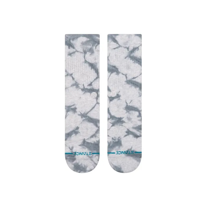 Dyed Crew Socks Icon Dye 8211 Grey MenWomen Stance Crew