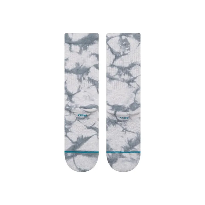 Dyed Crew Socks Icon Dye 8211 Grey MenWomen Stance Crew