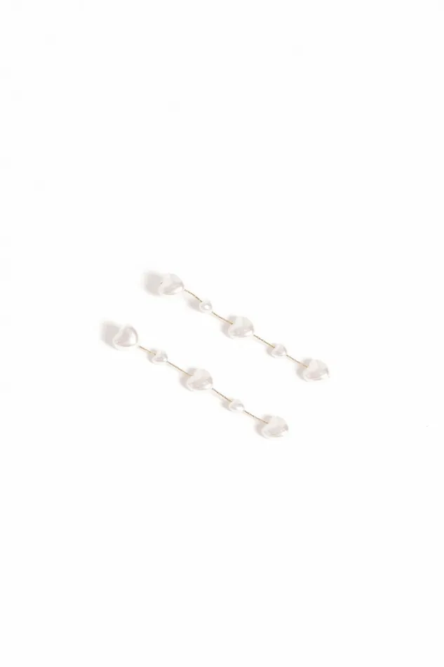 Earrings Lilianna Heart Earrings Pearl 8211 Petal and Pup Women