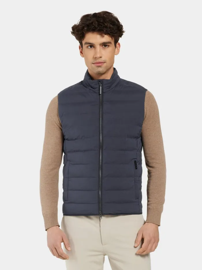 Egon Vest Dark Night Blue Men Didriksons Vests