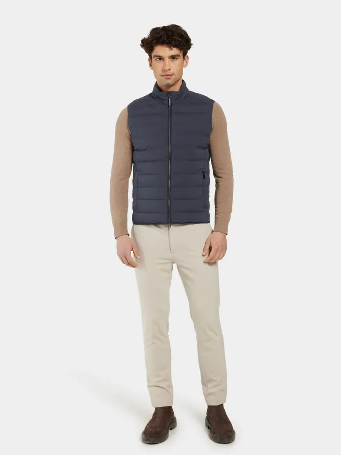 Egon Vest Dark Night Blue Men Didriksons Vests