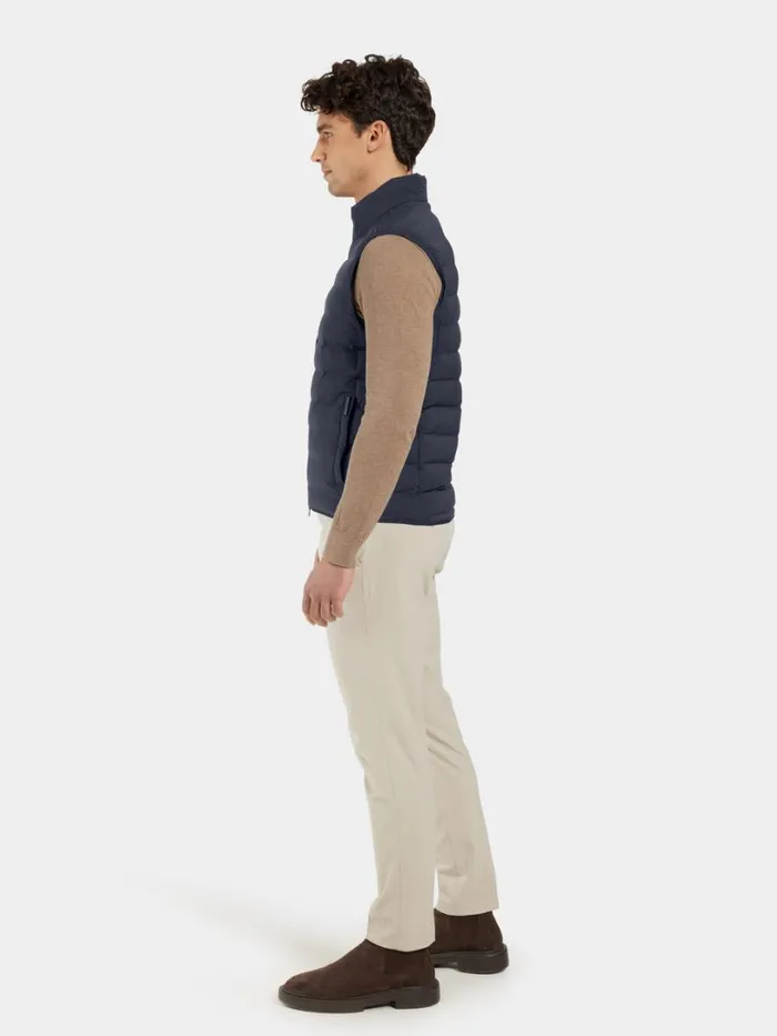 Egon Vest Dark Night Blue Men Didriksons Vests