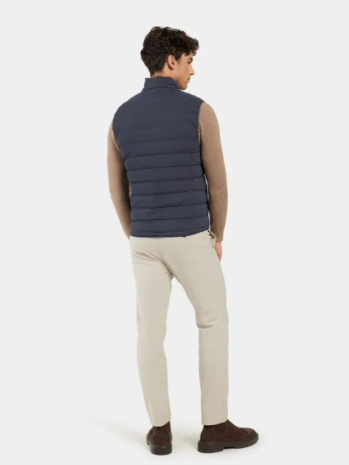 Egon Vest Dark Night Blue Men Didriksons Vests