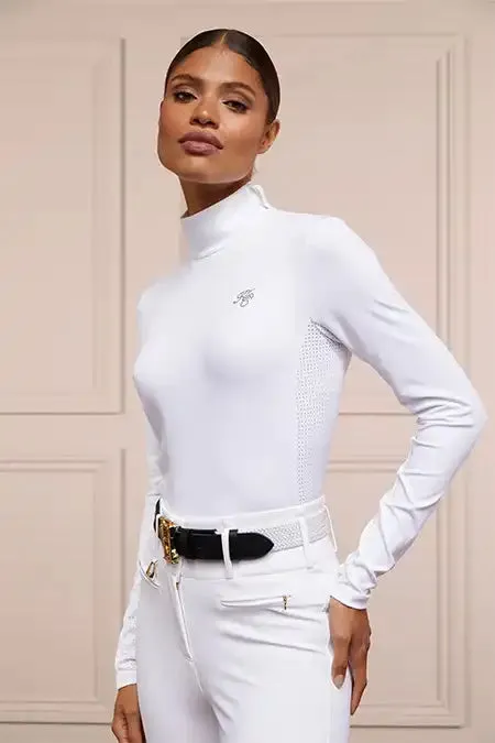 Equestrian Base Layers Holland Cooper Competition Base Layer White Equestrian Base Layers Holland Cooper Competition Base Layer White