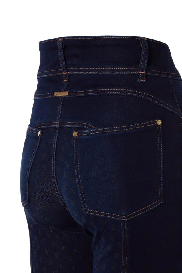 Equestrian Breeches Holland Cooper Denim Thermal Full Grip Breeches Deep Indigo Equestrian Breeches Holland Cooper Denim Thermal Full Grip Breeches Deep Indigo
