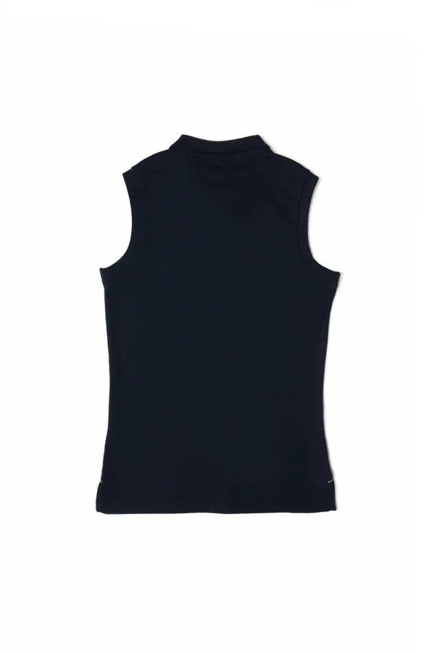 EquestrianWomen Polo Shirts and Tees Holland Cooper Sleeveless Polo Shirt Ink Navy EquestrianWomen Polo Shirts and Tees Holland Cooper Sleeveless Polo Shirt Ink Navy