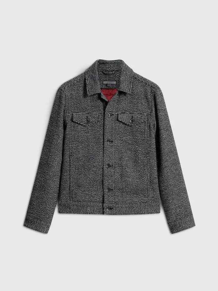 EVANS JACKET Blackwhite Men John Varvatos Coats And Jackets