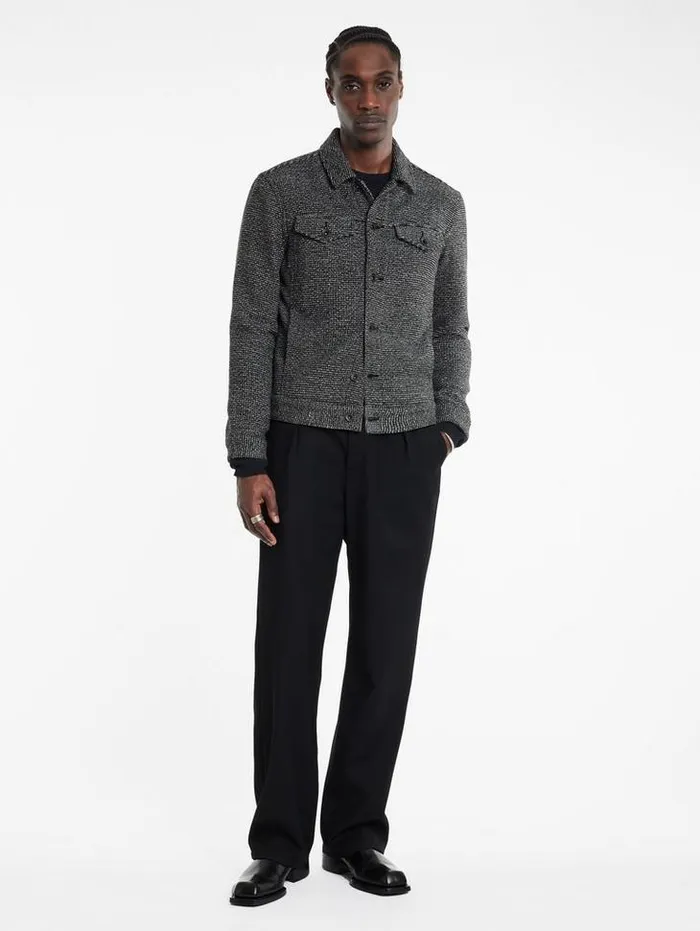 EVANS JACKET Blackwhite Men John Varvatos Coats And Jackets