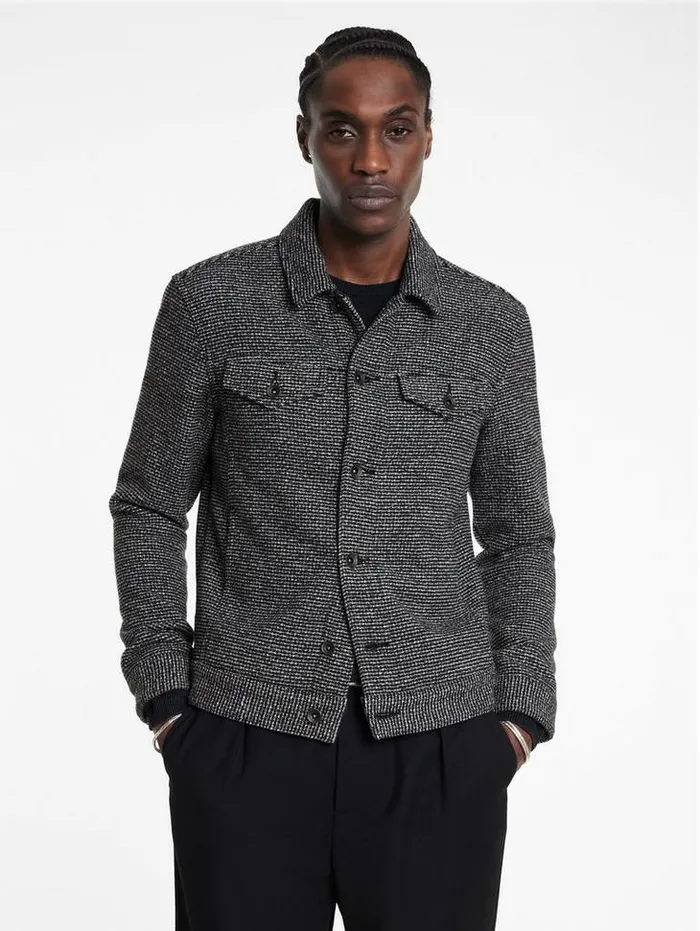 EVANS JACKET Blackwhite Men John Varvatos Coats And Jackets