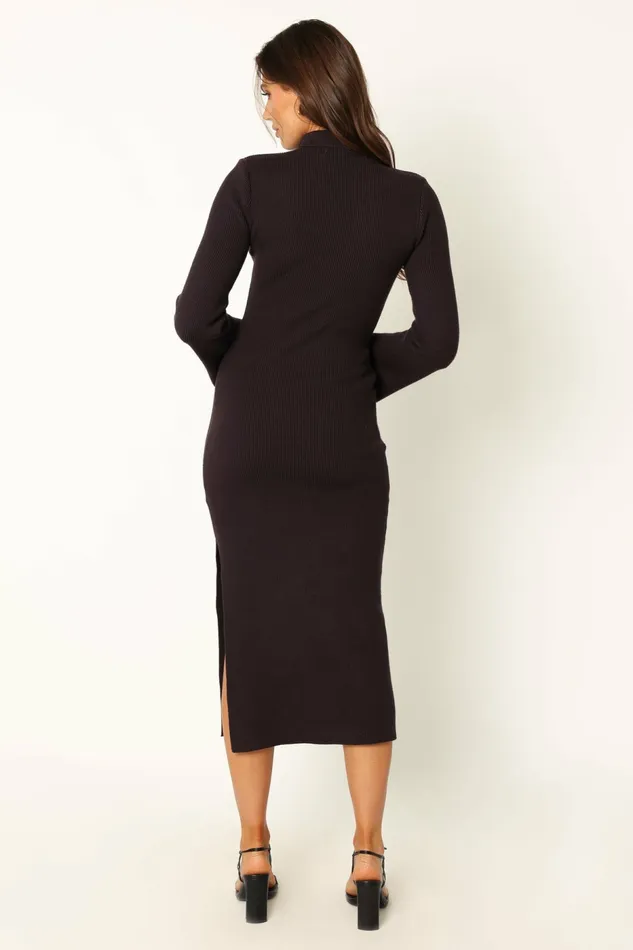 Event Dresses Astor Long Sleeve Midi Dress Plum Petal and Pup Women