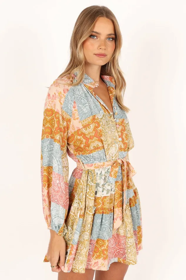 Event Dresses Silante Long Sleeve Mini Dress Maxine Petal and Pup Women