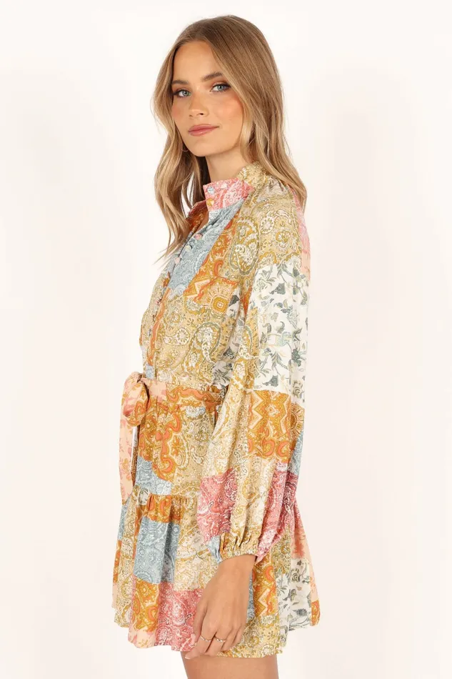 Event Dresses Silante Long Sleeve Mini Dress Maxine Petal and Pup Women