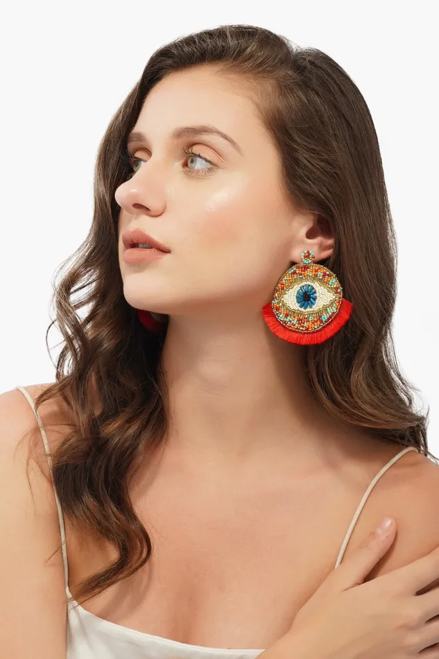 Evil Eye Goodluck Earrings Women Earrings America and Beyond