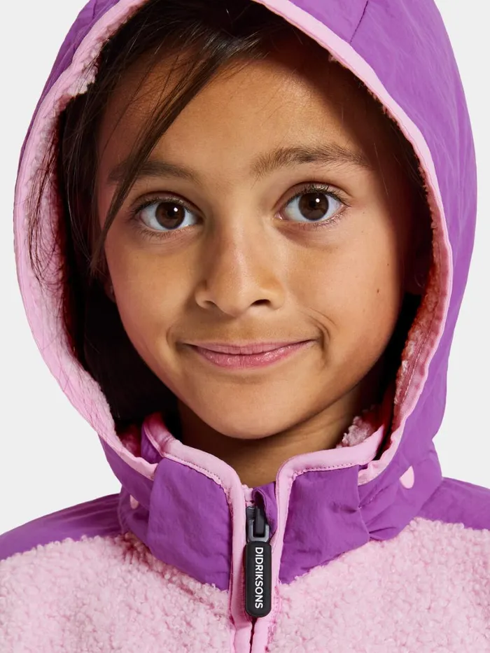 Exa Kids039 Full Zip Orchid Pink Kids Didriksons Sweaters and Tshirts