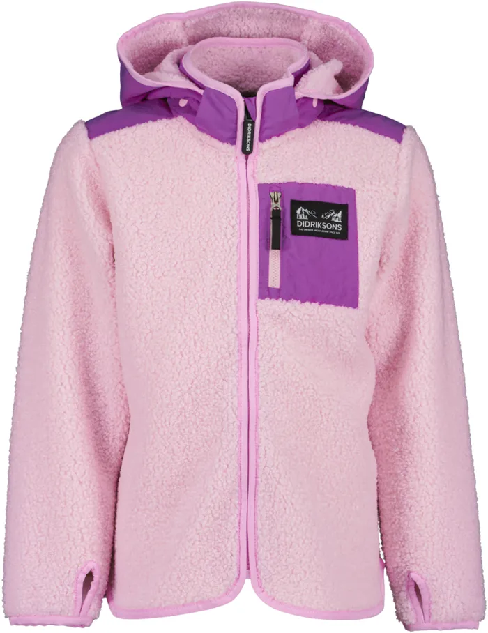 Exa Kids039 Full Zip Orchid Pink Kids Didriksons Sweaters and Tshirts