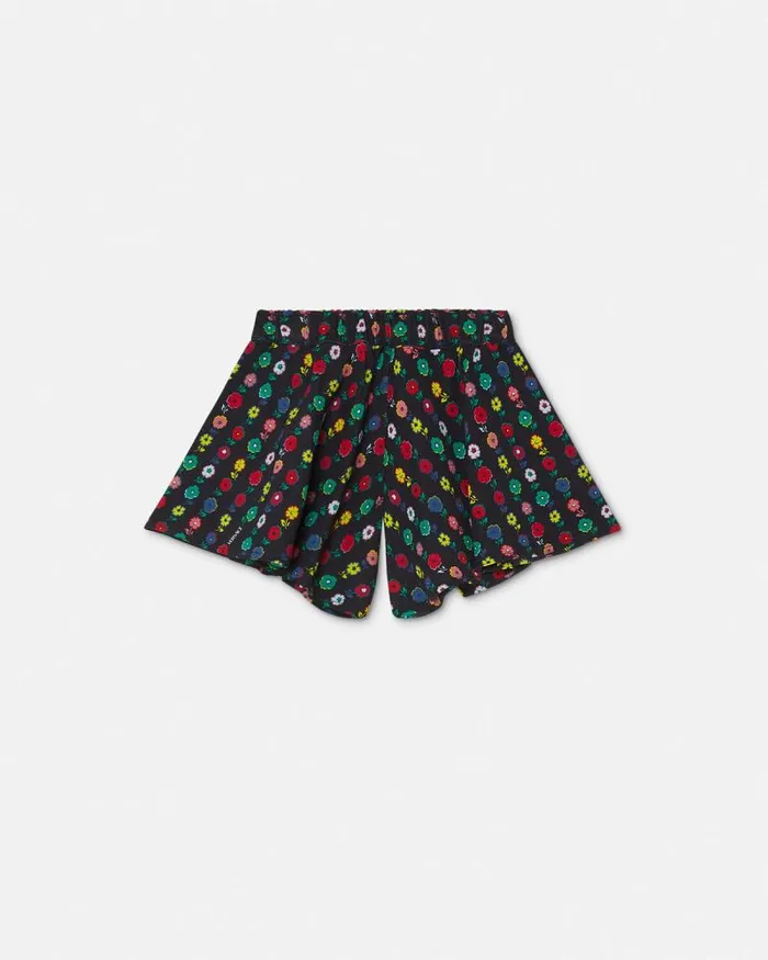 Falling Flowers Baby Shorts Print Children Versace Clothing
