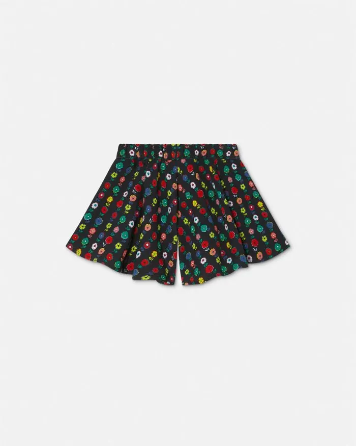 Falling Flowers Baby Shorts Print Children Versace Clothing